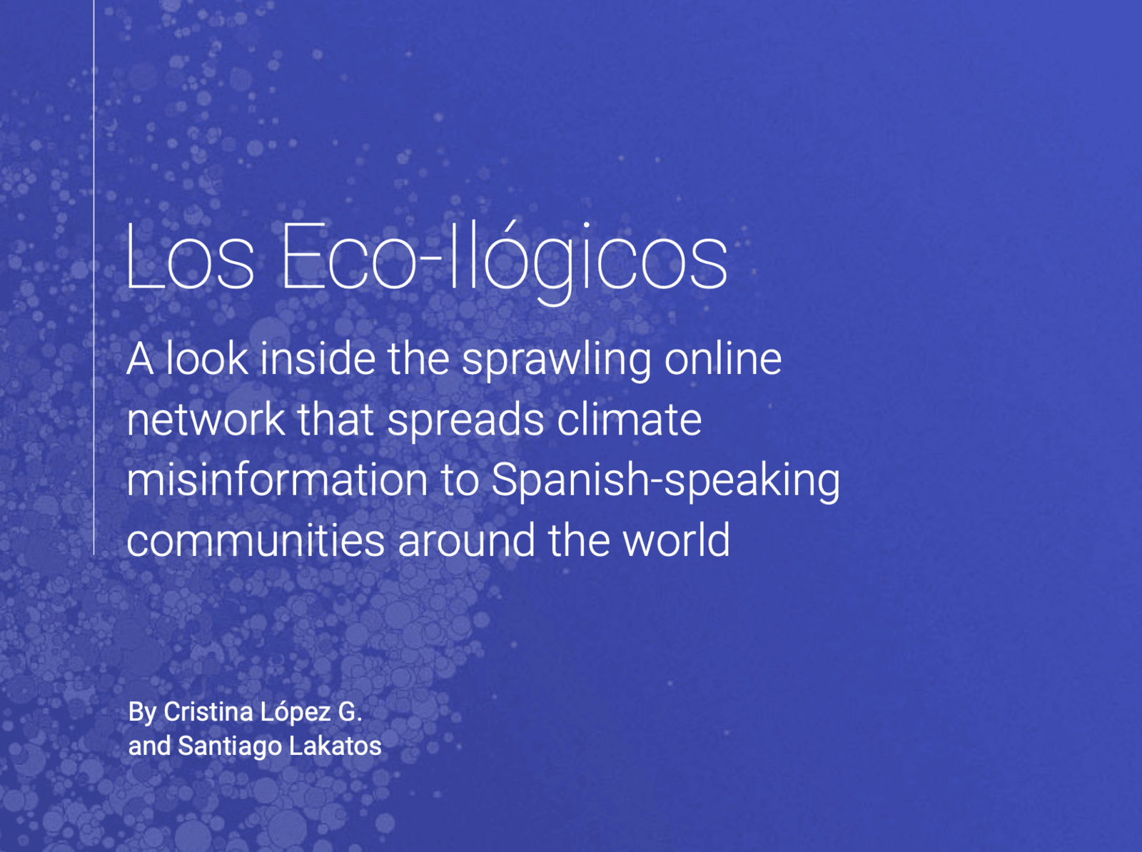 Los Eco-Ilogicos report cover